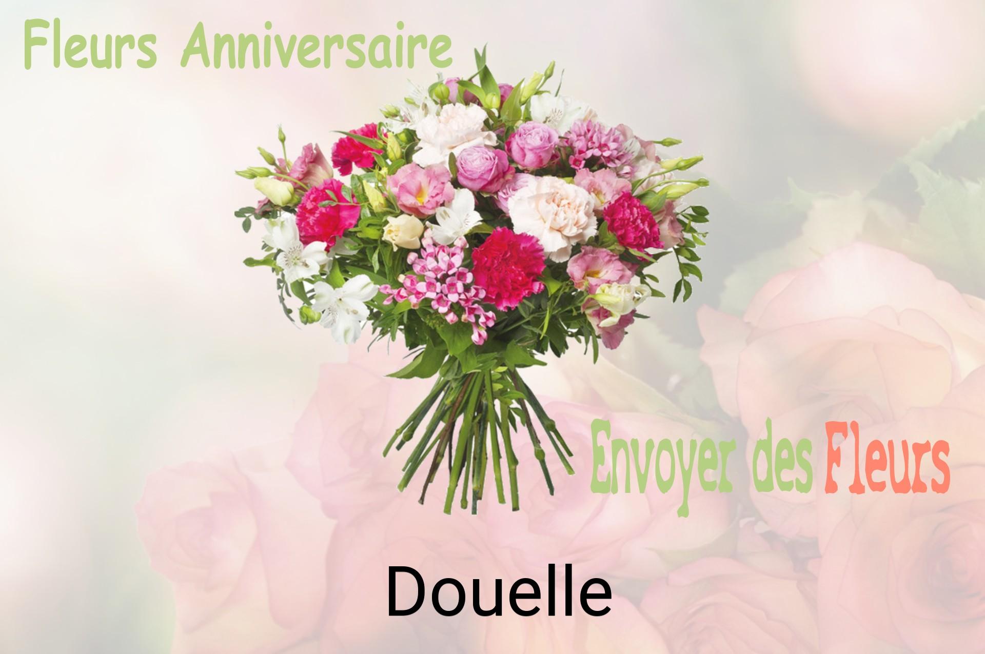 Bouquet de fleurs d’anniversaire livré à Douelle